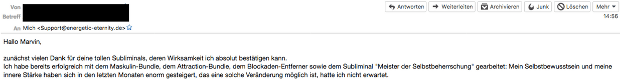 Subliminals erfahrungbericht