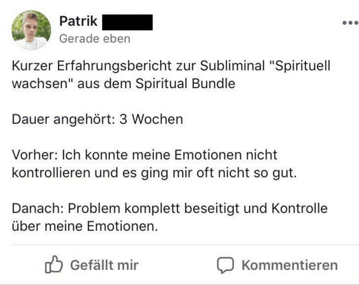Subliminals Spirituell